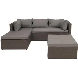 Mendler HWC-O46 Loungeset grau/hellgrau