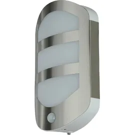 Easylight Außenwandleuchte Edelstahl H: 28,3 cm Bewegungsmelder IP54 1500 lm warmweiß