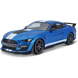 Maisto 31388 - Modellauto - Mustang Shelby GT500 '20 (blau, Maßstab 1:18)
