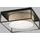 Fischer & Honsel Carre 4-flg. eckig schwarz Metall 60 x 60 cm