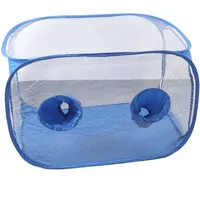 Cryfokt Still Air Box Pilz-Mykologie-Abzugshaube, PVC, 2 Armanschlüsse, Pilzbeutel, Pflanzenvermehrungsstation, Gewächshaus, Laminar-Flow-Haube, Pilz-Zuchtset