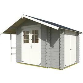 Lasita Maja Gartenhaus Vilano 1 3,53 x 2,40 m Grau