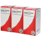 omega-3 biomo 1000 mg 300 Stück Weichkapseln - zum Erhalt einer normalen Herzfunktion und zur Aufrechterhaltung eines normalen Blutdrucks und Blutfettspiegels, hochdosiert, mit EPAX-Fischöl
