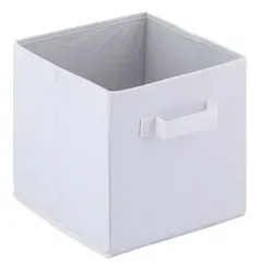 Amagohome Aufbewahrungsboxen 26x26x26 cm faltbar Faltbox 6er Pack Aufbewahrungskiste quadratisch : weiß