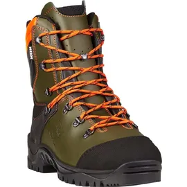 KOX Schnittschutzstiefel / Schnittschutzschuhe UNO Olivgrün 41