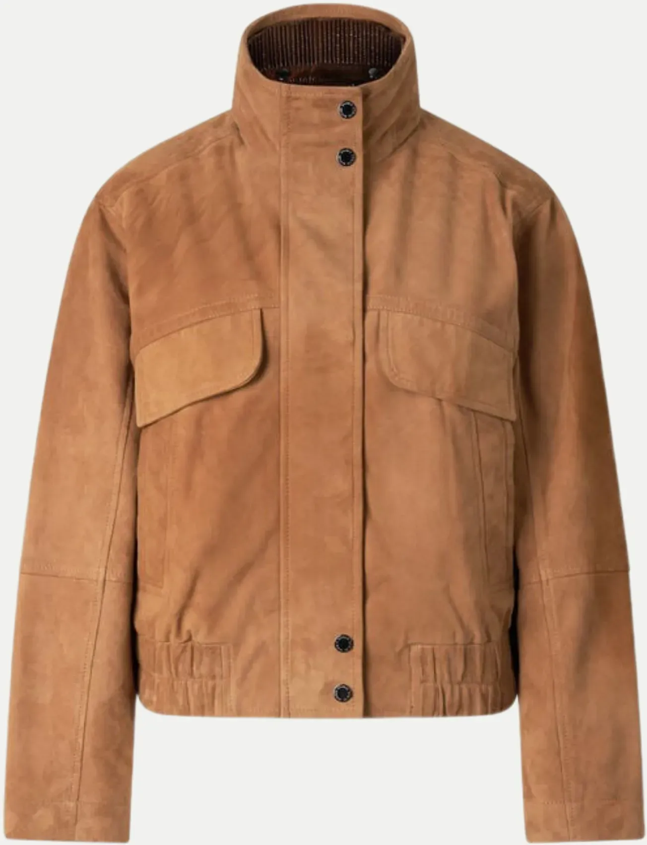 Blouson Anouk aus Ziegenveloursleder Braun 36