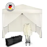 Kronenburg Handel Kronenburg Pavillon 303, Champagner 3 x 3m, höhenverstellbar, wasserdicht faltbar