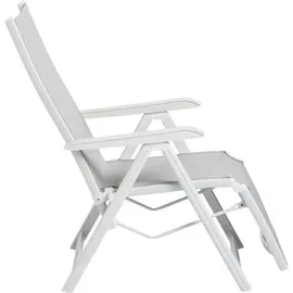Kettler Basic Plus Relaxsessel 59 x 59 x 108 cm weiß/hellgrau