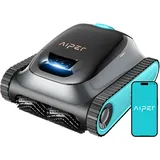 AIPER (2025 Upgrade Scuba S1 Poolroboter Boden und Wand, Wasserlinienreinigung, 3μm Ultrafeiner Filter, 180 Min. Akkulaufzeit, 15900LPH Leistungsstarker Poolsauger mit APP, Für Eingelassene Pools