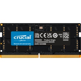 Crucial SO-DIMM Kit 32GB, DDR5-5200, CL42-42-42, on-die ECC (CT2K16G52C42S5)