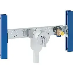 Geberit Duofix Traversen-Element 111778002 AP-Wandarmatur mit UP-Geruchsverschluss, für Waschmaschine