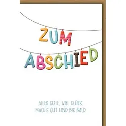 Abschiedskarte 78027 Schrift