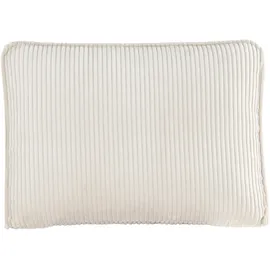 Beliani Sessel VIND Cord 72 x 71 x 70 cm Hellbeige mit Kissen