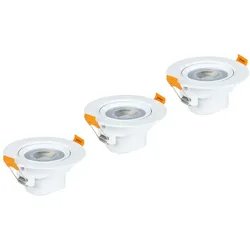 112695 Einbaustrahler LED Warmweiß (3000K) Warmweiß AC