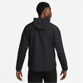 Nike Form Vielseitige Dri-FIT Kapuzen-Trainingsjacke Herren 010 black/reflective silv S