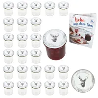 Mambocat 25er Set Sturzglas 350ml Einmachglas + TO-Deckel 82