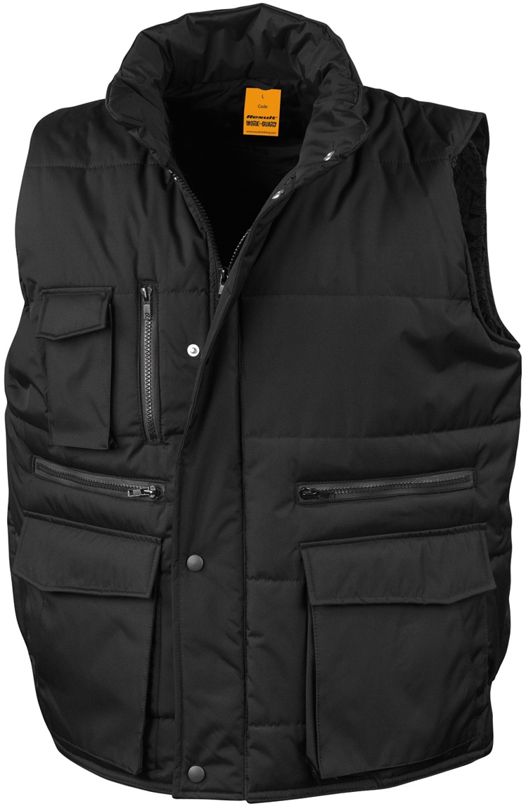 Result Lance Ripstop Bodywarmer, black, L