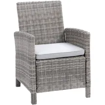 Greemotion Malia Gartensessel 65 x 90 x 59 cm grau 2 St.
