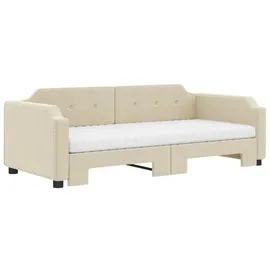 vidaXL Tagesbett 100 x 200 cm Creme