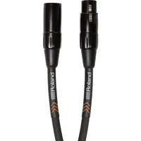 Roland Black-Serie symmetrisches Mikrofonkabel, Länge: 4,5m – RMC-B15, schwarz