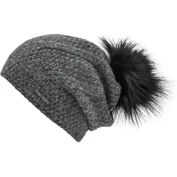 CHILLOUTS Damen Mütze Ann-Christin Hat, dark grey, ONE SIZE