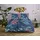 DESCANSO Maee Blume Blau 200 x 200 cm + 2 x 80 x 80 cm