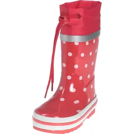 Playshoes Gummistiefel Rot/Punkte 26,5