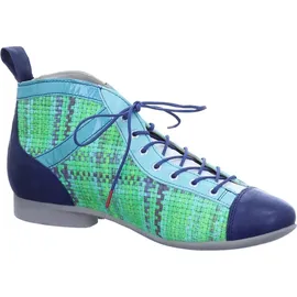 THINK! Damen GUAD2 chromfrei gegerbte nachhaltige Stiefelette, GREEN/KOMBI 9110