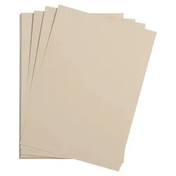 Clairefontaine Etival Color® , Zeichenpapier 50x65 cm 160g, Packung mit 24 Bogen - Hellgrau 93781C