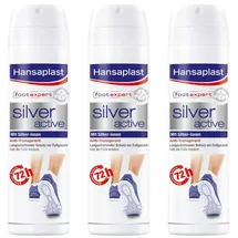 Hansaplast Fußpflege Fußspray Silver Active 150 ml