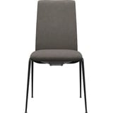 Stressless® Polsterstuhl Laurel, Low Back, Größe M, mit Beinen aus Stahl in Schwarz matt braun