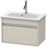 Duravit Waschtischunterschrank 1 Auszug 60 x 41 x 38,5 cm Taupe Matt