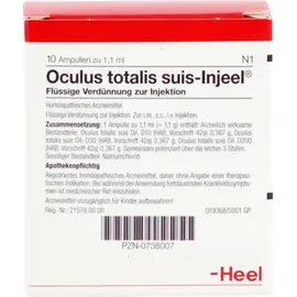 Heel Oculus totalis suis Injeel Ampullen
