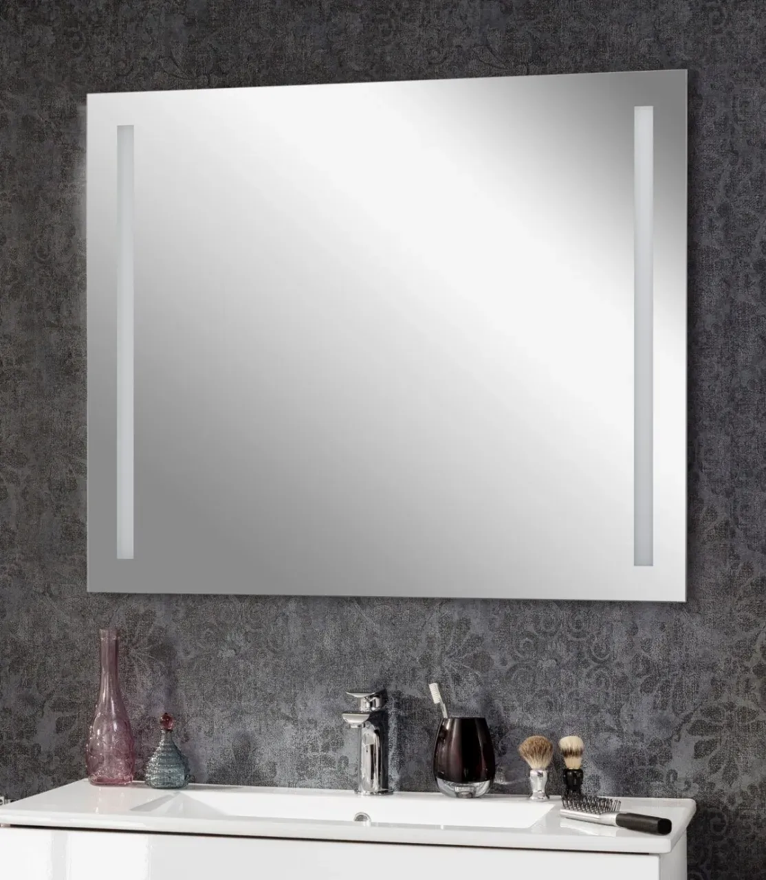 Fackelmann Spiegel MIR 100x75x2 2xLED LINEAR LIGHT, 84505 84505