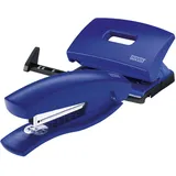Novus (Heftgerät C 1 mit Locher C 216, inkl. 1000 Heftklammern) blau