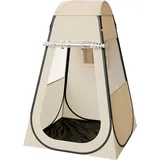 SucceBuy Sportzelt, 1200 x 1200 x 1900 mm, Pop-up-Zelt für eine Person, Outdoor-Zelt mit Bodenmatte und Abdeckung, Campingunterstand für Aktivit...