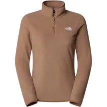 The North Face W 100 Glacier 1/4 Zip EU Damen Latte Größe M