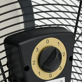 vidaXL Trommelventilator 77 cm Bodenventilator Schwarz