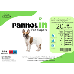 PannolIN Windeln für Hündinnen  Größe M 27.5x37cm 20Stk/Packung. (Rabatt für Stammkunden 3%)