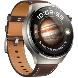 Huawei Watch 4 Pro Classic 48 mm Lederarmband dunkelbraun