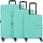 American Tourister Sunset Hills Koffer-Set 3-tlg. grün/türkis/mint
