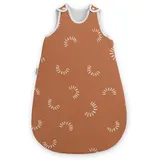 Ehrenkind Ehrenkind® Baby Sommerschlafsack Rund | Bio-Baumwolle | Sommer Schlafsack Gr. 62/68 Zimt Gemustert | Schlafsack Baby Schlafsack Kinder