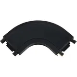 Brilliant Click&Shine Verbinder Kurve Sand-Schwarz
