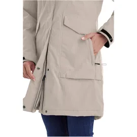 KILLTEC Damen Parka/Mantel wasserdicht mit abzippbarer Kapuze Damen, Funktionsparka, hellsand, 38, 43284-000