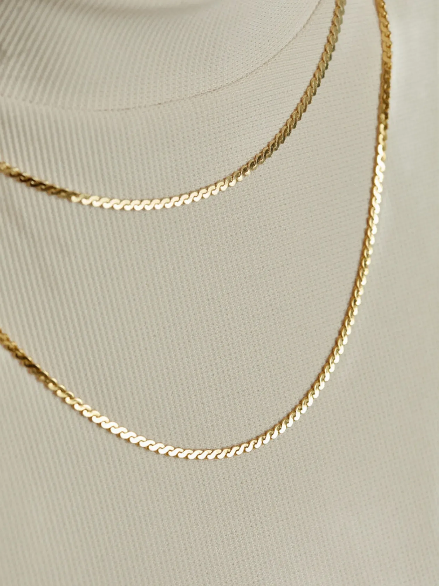 Kette 18kt vergoldet Gold