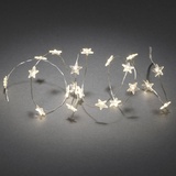 Konstsmide LED Dekolichterkette Sterne 20x warmweiß 3199-103