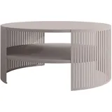 Mirjan24 Couchtisch, Kaschmir, Holzwerkstoff, Rund, 75x40x75 cm, Wohnzimmer, Wohnzimmertische, Couchtische