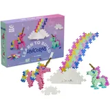 Plus-Plus 9603908 - Learn to Build, Einhörner,