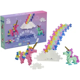 Plus-Plus 9603908 - Learn to Build, Einhörner,