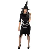 Funidelia | Hexen Kostüm für Damen Hexen, Zauberer, Halloween, Horror - Kostüm für Erwachsene & Verkleidung für Partys, Karneval & Halloween - Größe M - L - Lila